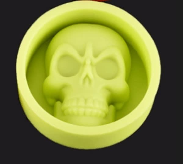 Baking Tool Silicone Skull Mould Cake Mold Handmade Soap Mould Decoration Cake Convenient Public Health Fast