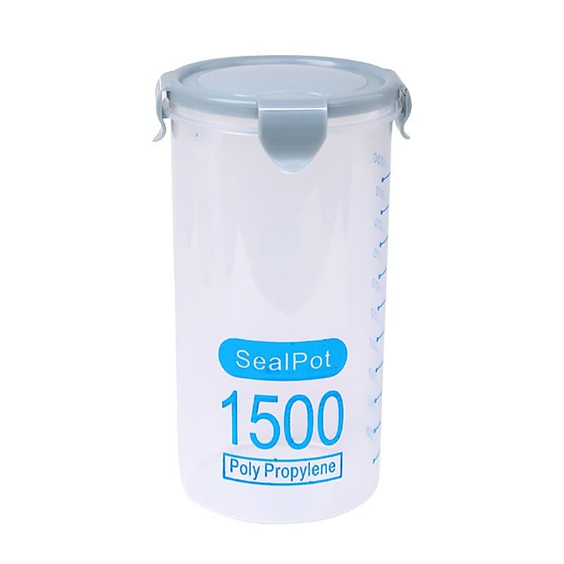 Life Home Transparent Plastic Sealed Jar Food Jar Kitchen Multigrain Storage Box Storage Jar