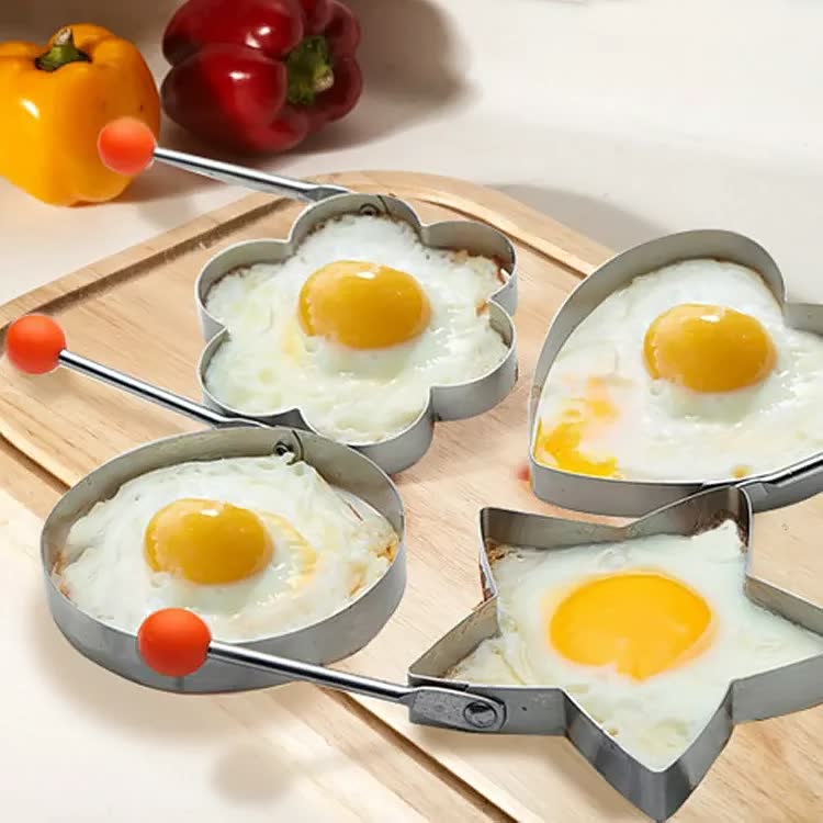 Stainless Steel Egg Frying Machine Mould DIY Omelette Fried Egg Mold Kitchen Utensils