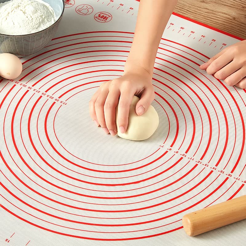 Silicone Baking Mat Pizza Dough Maker Pastry Kitchen Gadgets Cooking Tools Utensils Bakeware Kneading Accessories