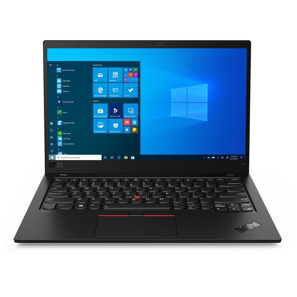 Lenovo 14 ThinkPad X1 Carbon Gen 8 Laptop (Black with Carbon Fiber Weave)