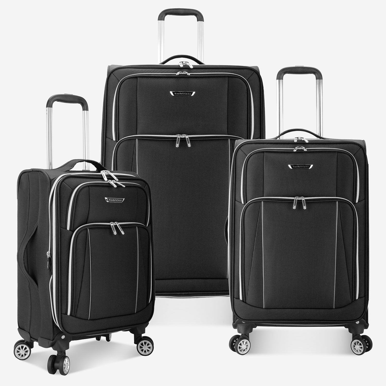 Lares 3 Piece Spinner Luggage Set-Suitcase clearance