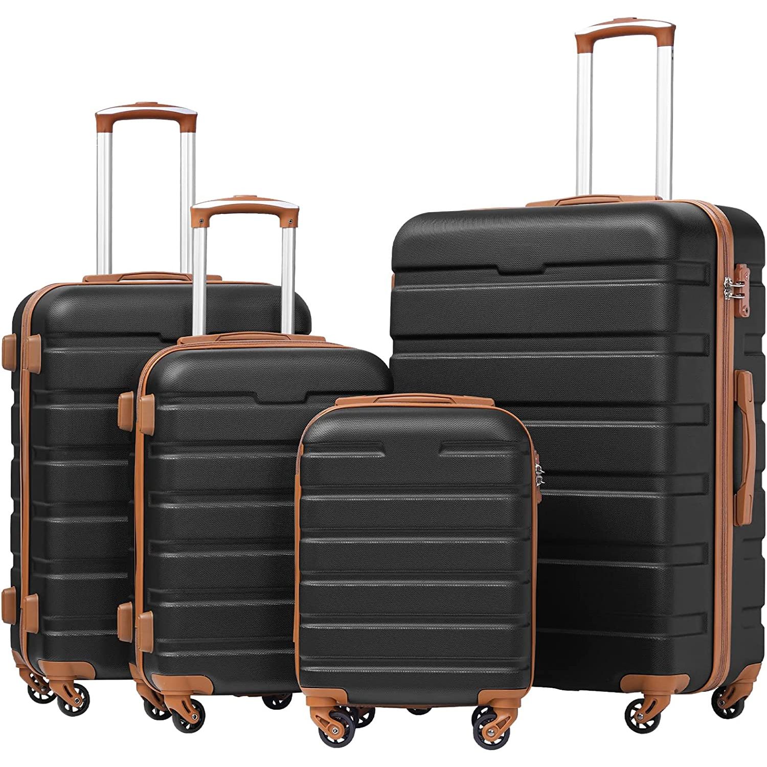 Luggage 4 Piece Set Suitcase Spinner Hardshell Lightweight TSA Lock-Suitcase clearance