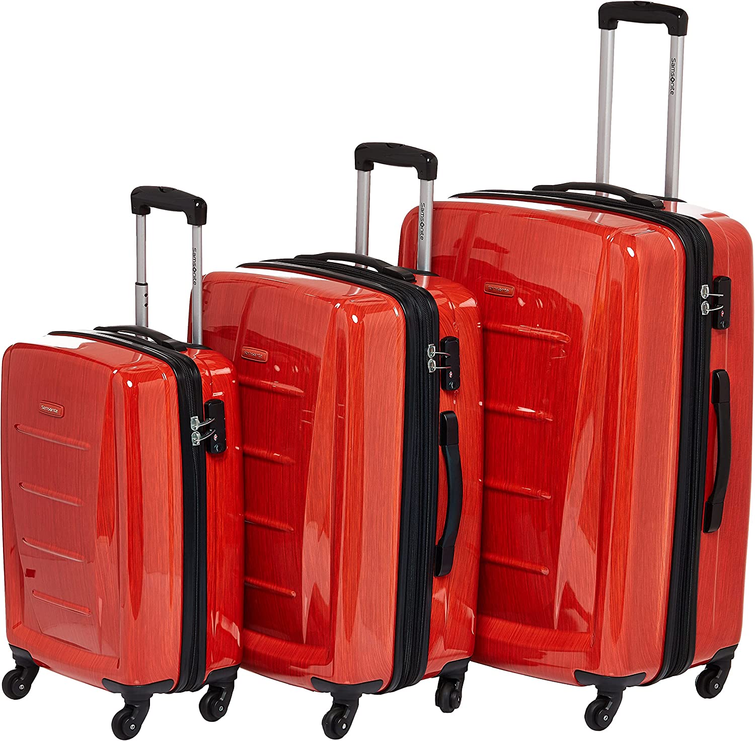 Winfield 2 Hardside Luggage with Spinner Wheels 3-Piece Set-Suitcase clearance