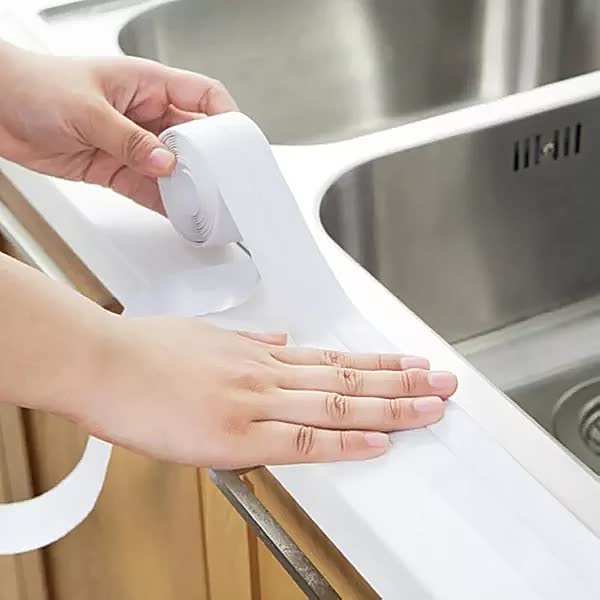 Self-adhesive Bathtub With Wall Sealing Strip Sink Basin Edge Decoration Kitchen Accessories