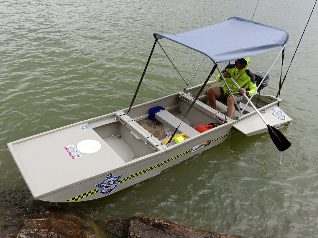 【🔥Penjualan izin hari terakhir】🛶 Perahu lipat portable yang dapat dilepas dan dimasukkan ke dalam mobil - dilengkapi dengan baling-baling bertenaga