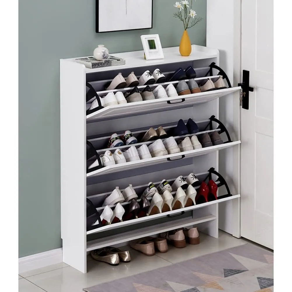 💝Last Day For Clearance💝Wall Hidden Shoe Cabinet - Conceal Your Shoes in Style! 🚪👠